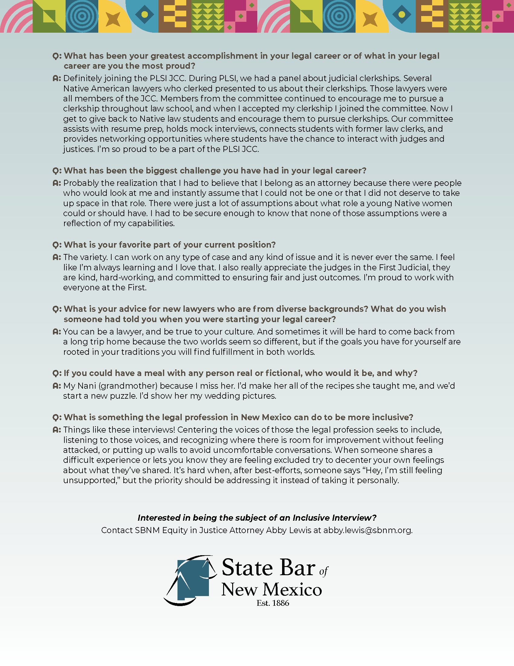 Inclusive Interview Page 2